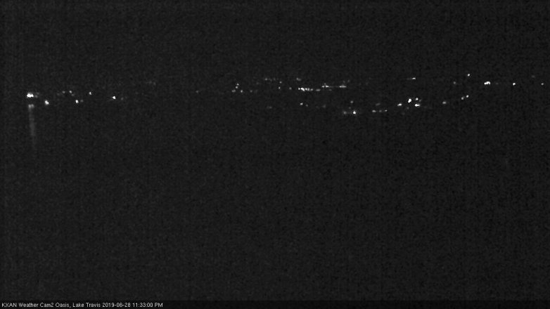 Lake Travis webcam, June 28, 2019 10:35 PM CT