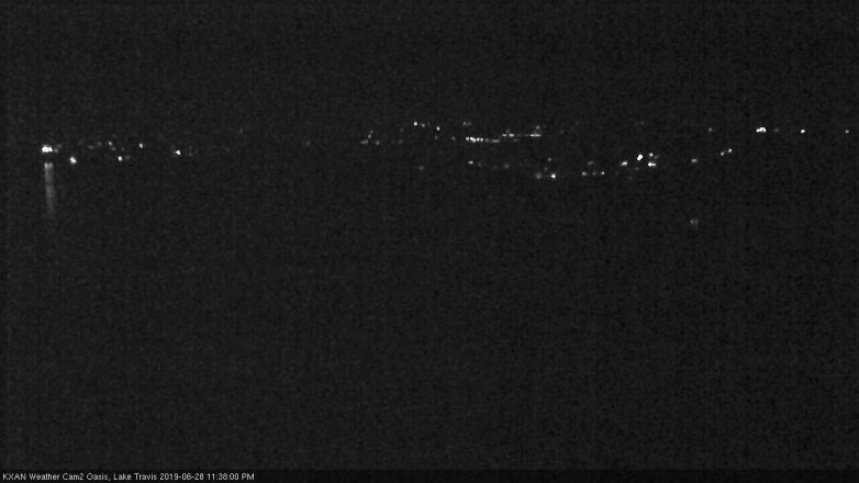 Lake Travis webcam, June 28, 2019 10:40 PM CT