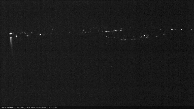 Lake Travis webcam, June 28, 2019 10:45 PM CT