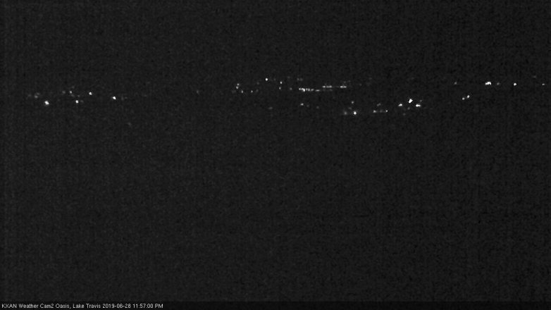 Lake Travis webcam, June 28, 2019 11:00 PM CT