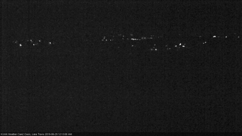 Lake Travis webcam, June 28, 2019 11:15 PM CT