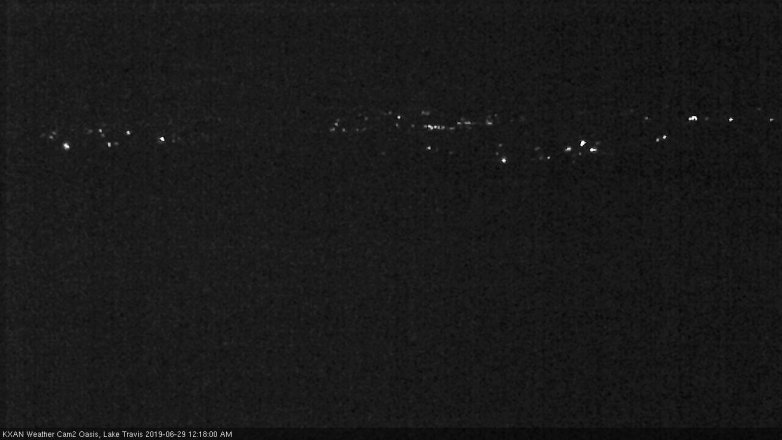 Lake Travis webcam, June 28, 2019 11:20 PM CT
