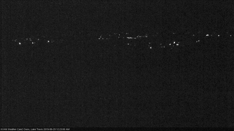 Lake Travis webcam, June 28, 2019 11:25 PM CT