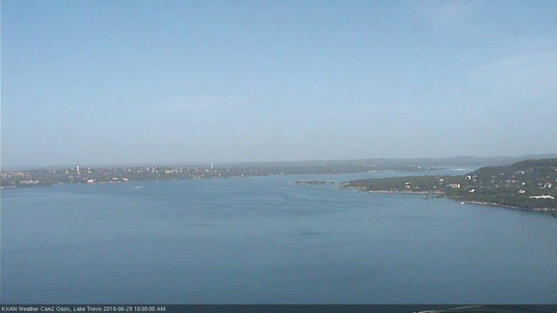 Lake Travis webcam, June 29, 2019 9:10 AM CT