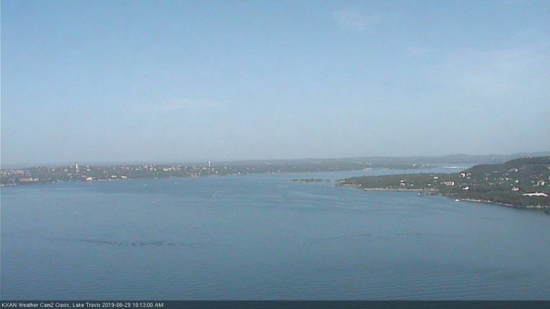 Lake Travis webcam, June 29, 2019 9:15 AM CT