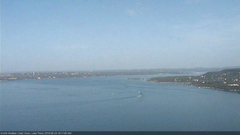 Lake Travis webcam, June 29, 2019 9:20 AM CT