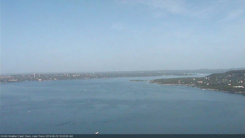 Lake Travis webcam, June 29, 2019 9:35 AM CT