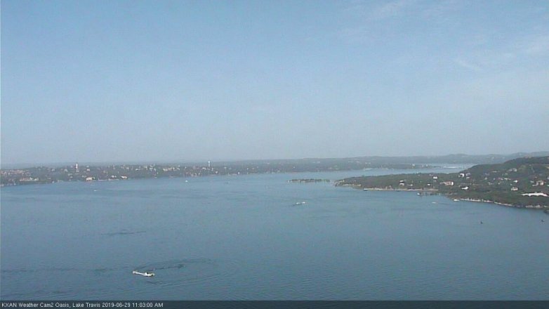 Lake Travis webcam, June 29, 2019 10:05 AM CT