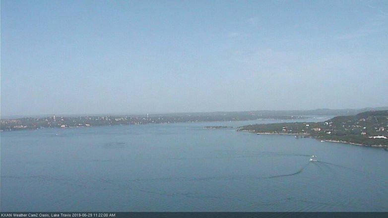 Lake Travis webcam, June 29, 2019 10:25 AM CT
