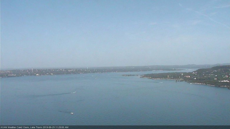 Lake Travis webcam, June 29, 2019 10:30 AM CT