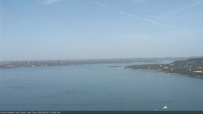 Lake Travis webcam, June 29, 2019 10:40 AM CT