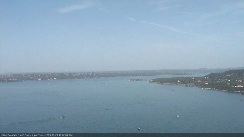 Lake Travis webcam, June 29, 2019 10:45 AM CT