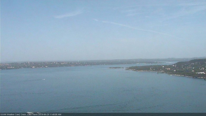 Lake Travis webcam, June 29, 2019 10:50 AM CT