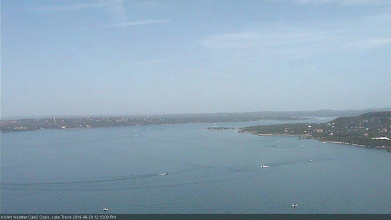 Lake Travis webcam, June 29, 2019 11:15 AM CT