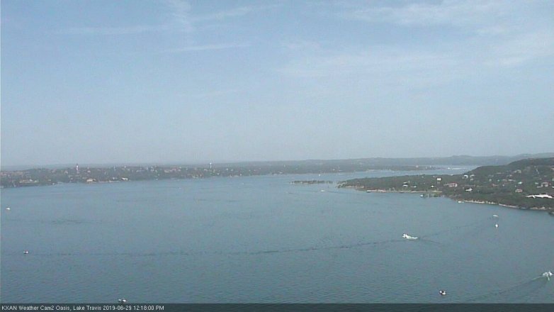 Lake Travis webcam, June 29, 2019 11:20 AM CT
