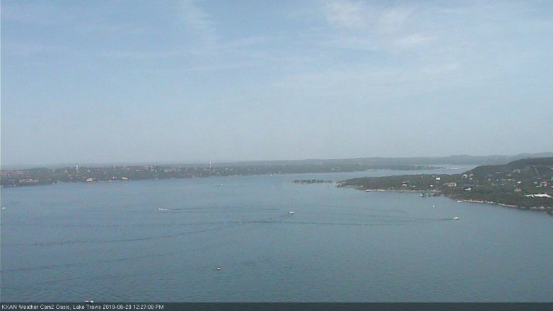 Lake Travis webcam, June 29, 2019 11:30 AM CT