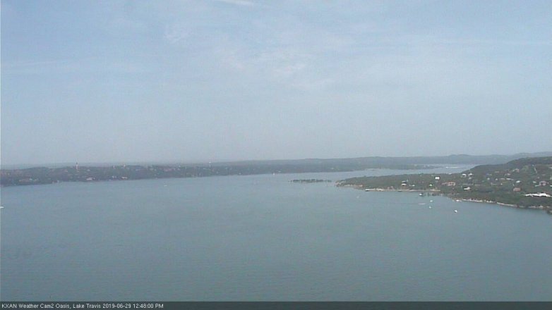 Lake Travis webcam, June 29, 2019 11:50 AM CT