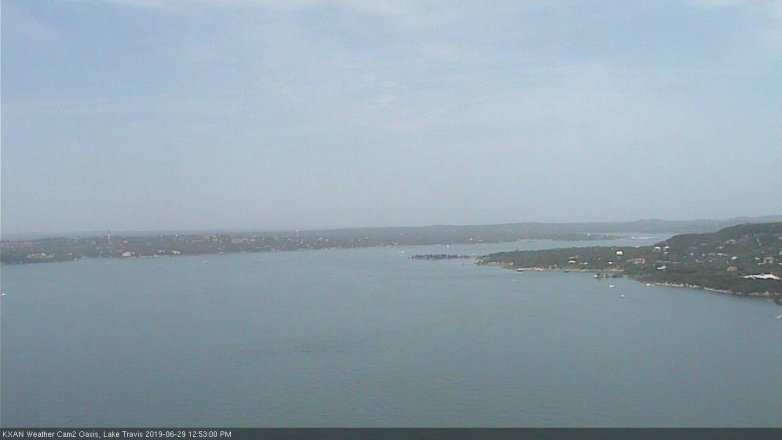 Lake Travis webcam, June 29, 2019 11:55 AM CT