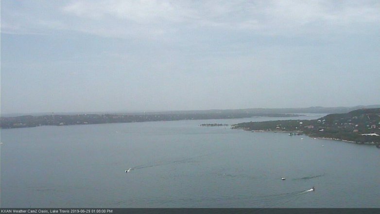 Lake Travis webcam, June 29, 2019 12:10 PM CT