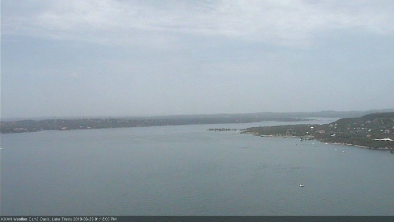Lake Travis webcam, June 29, 2019 12:15 PM CT