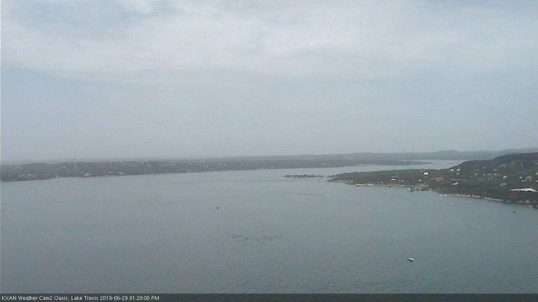 Lake Travis webcam, June 29, 2019 12:30 PM CT