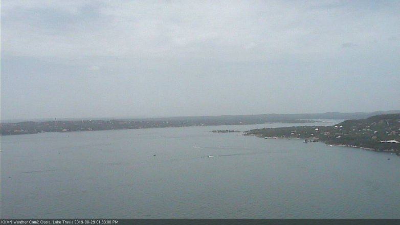 Lake Travis webcam, June 29, 2019 12:35 PM CT