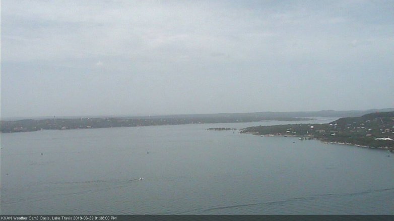Lake Travis webcam, June 29, 2019 12:40 PM CT