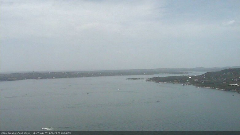 Lake Travis webcam, June 29, 2019 12:45 PM CT