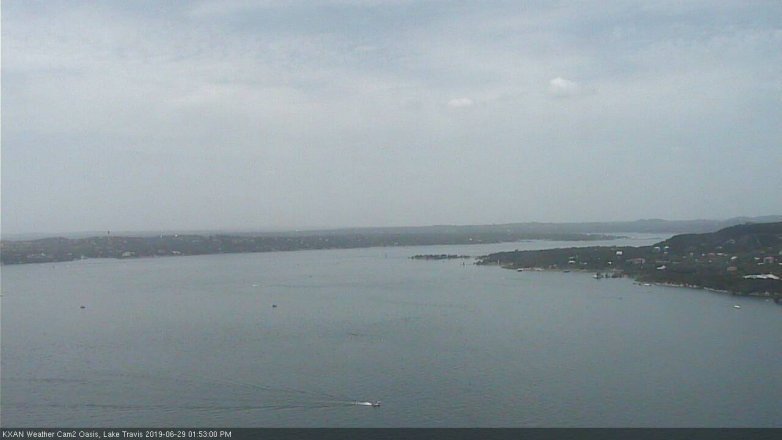 Lake Travis webcam, June 29, 2019 12:55 PM CT