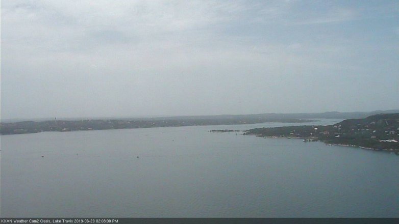 Lake Travis webcam, June 29, 2019 1:10 PM CT