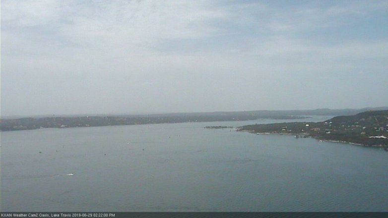 Lake Travis webcam, June 29, 2019 1:25 PM CT