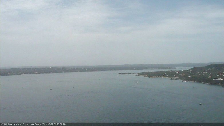 Lake Travis webcam, June 29, 2019 1:30 PM CT