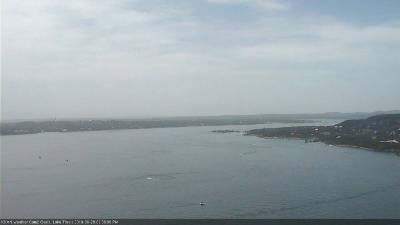 Lake Travis webcam, June 29, 2019 1:40 PM CT