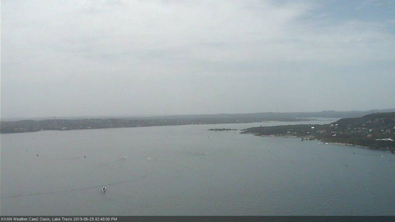 Lake Travis webcam, June 29, 2019 1:50 PM CT