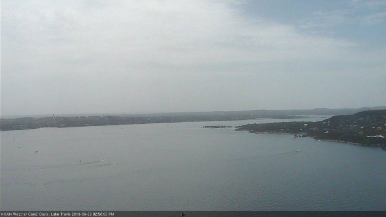 Lake Travis webcam, June 29, 2019 2:00 PM CT