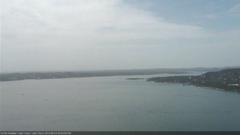 Lake Travis webcam, June 29, 2019 2:05 PM CT