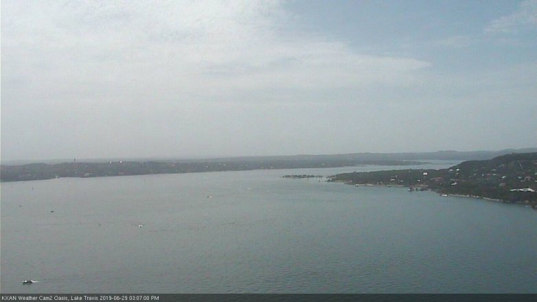 Lake Travis webcam, June 29, 2019 2:10 PM CT