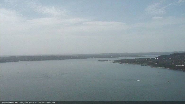 Lake Travis webcam, June 29, 2019 2:20 PM CT