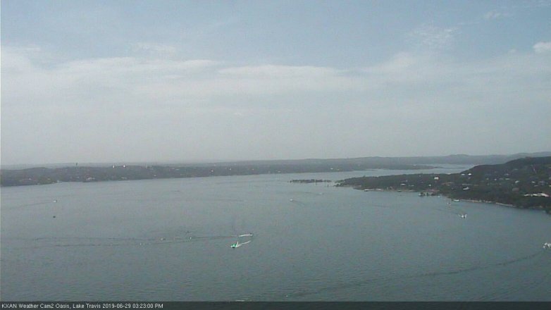 Lake Travis webcam, June 29, 2019 2:25 PM CT