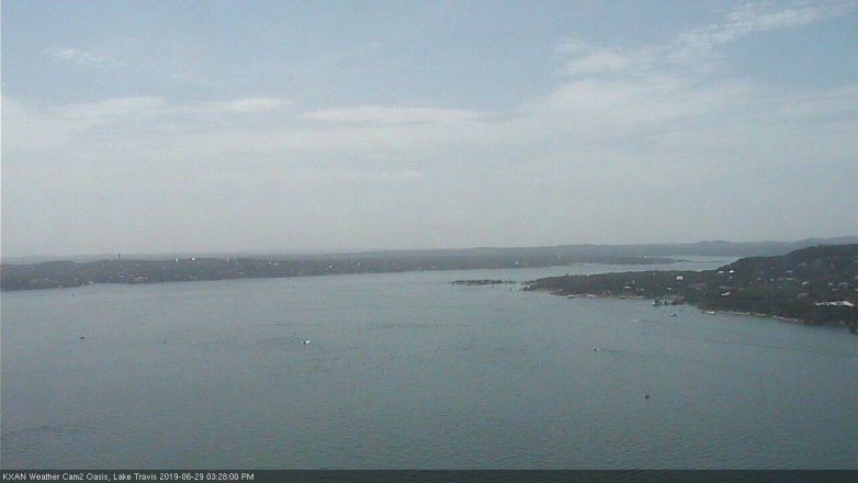 Lake Travis webcam, June 29, 2019 2:30 PM CT