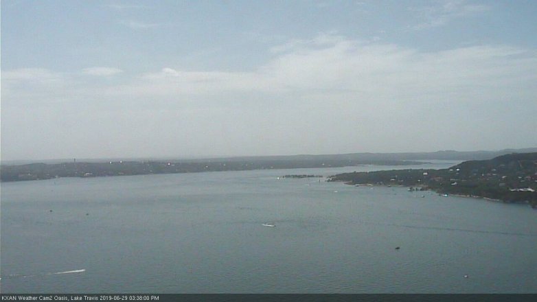 Lake Travis webcam, June 29, 2019 2:40 PM CT