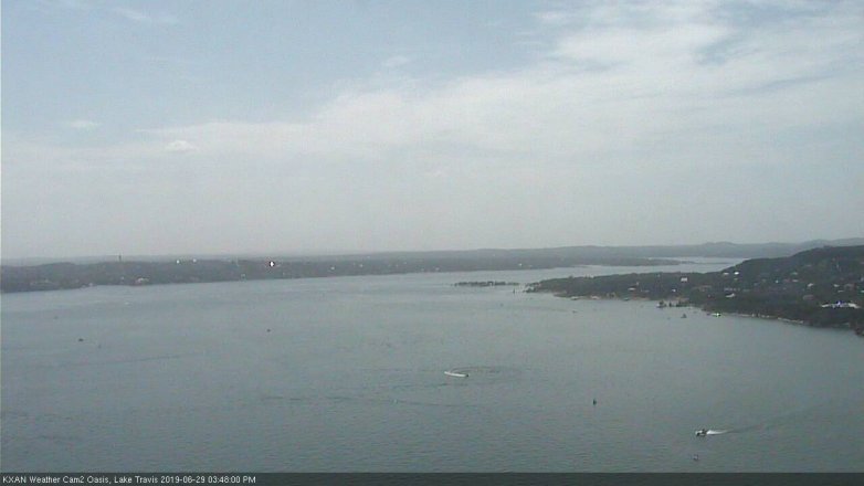 Lake Travis webcam, June 29, 2019 2:50 PM CT