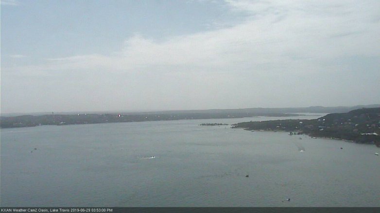 Lake Travis webcam, June 29, 2019 2:55 PM CT