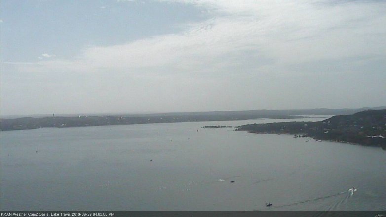 Lake Travis webcam, June 29, 2019 3:05 PM CT