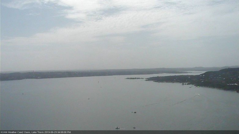 Lake Travis webcam, June 29, 2019 3:10 PM CT