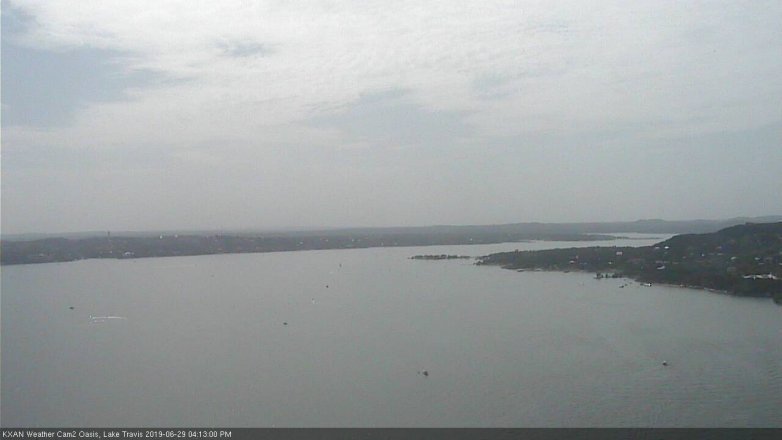 Lake Travis webcam, June 29, 2019 3:15 PM CT