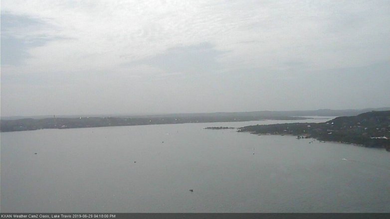 Lake Travis webcam, June 29, 2019 3:20 PM CT