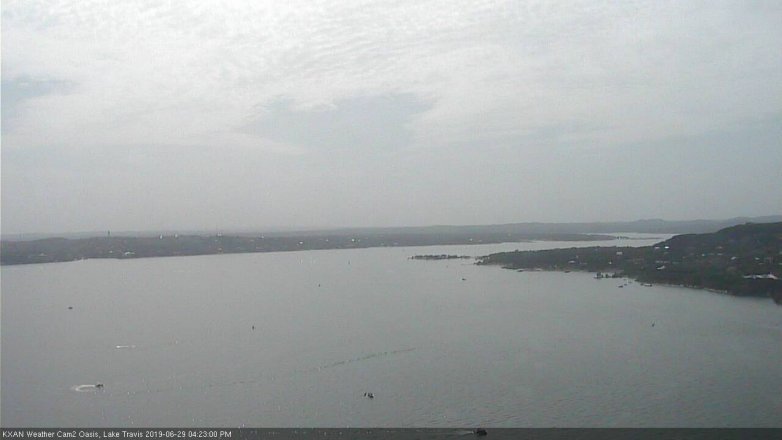 Lake Travis webcam, June 29, 2019 3:25 PM CT