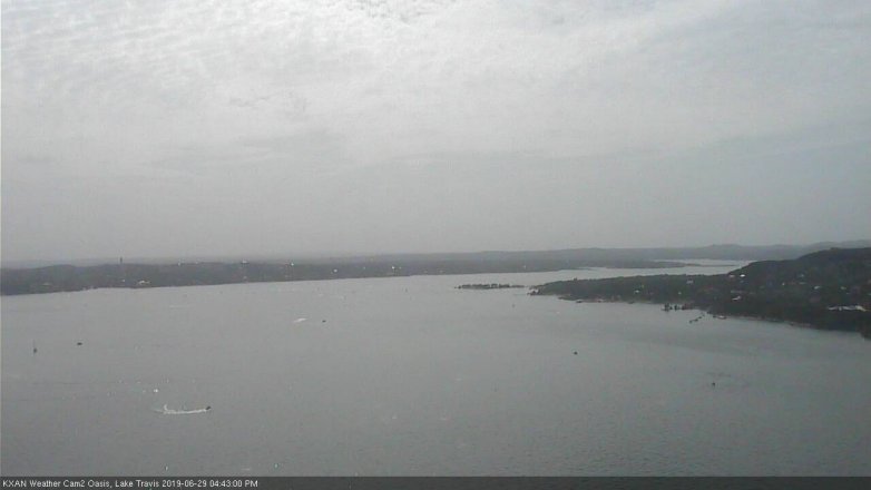 Lake Travis webcam, June 29, 2019 3:45 PM CT