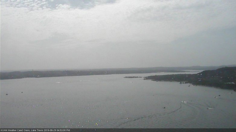 Lake Travis webcam, June 29, 2019 3:55 PM CT